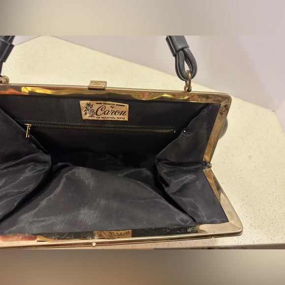 Rare Vintage 1960s Caron of Houston Embellishment Needlepoint / Wool Handbag - Picture 7 of 12